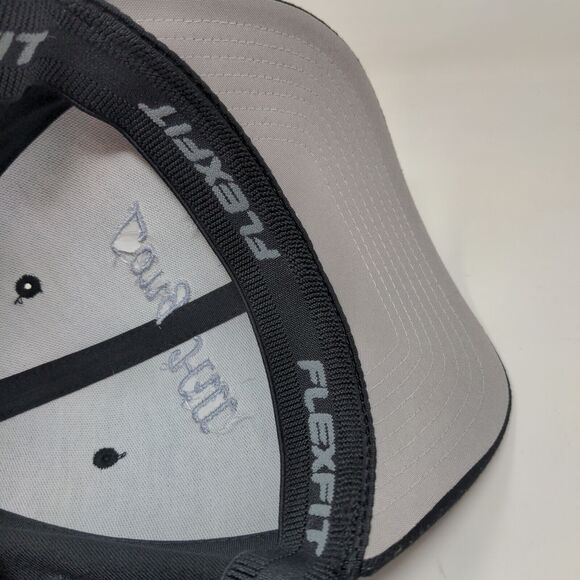 FlexFit Men's Fitted Hat Black Size L/XL Long Hill NAPA ASA AAA Auto Service Cap - Picture 11 of 12